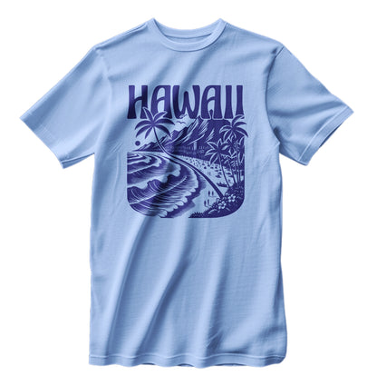 Vintage Hawaii Islands Beach Unisex Classic Retro T-Shirt