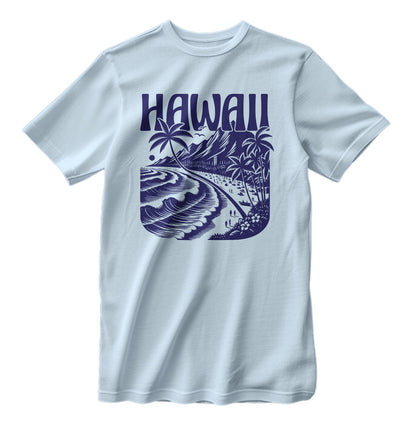 Vintage Hawaii Islands Beach Unisex Classic Retro T-Shirt