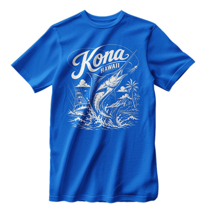 Kona Hawaii Sport Fishing T-Shirt Marlin