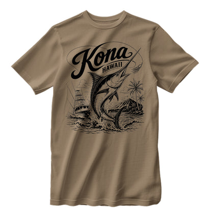 Kona Hawaii Sport Fishing T-Shirt