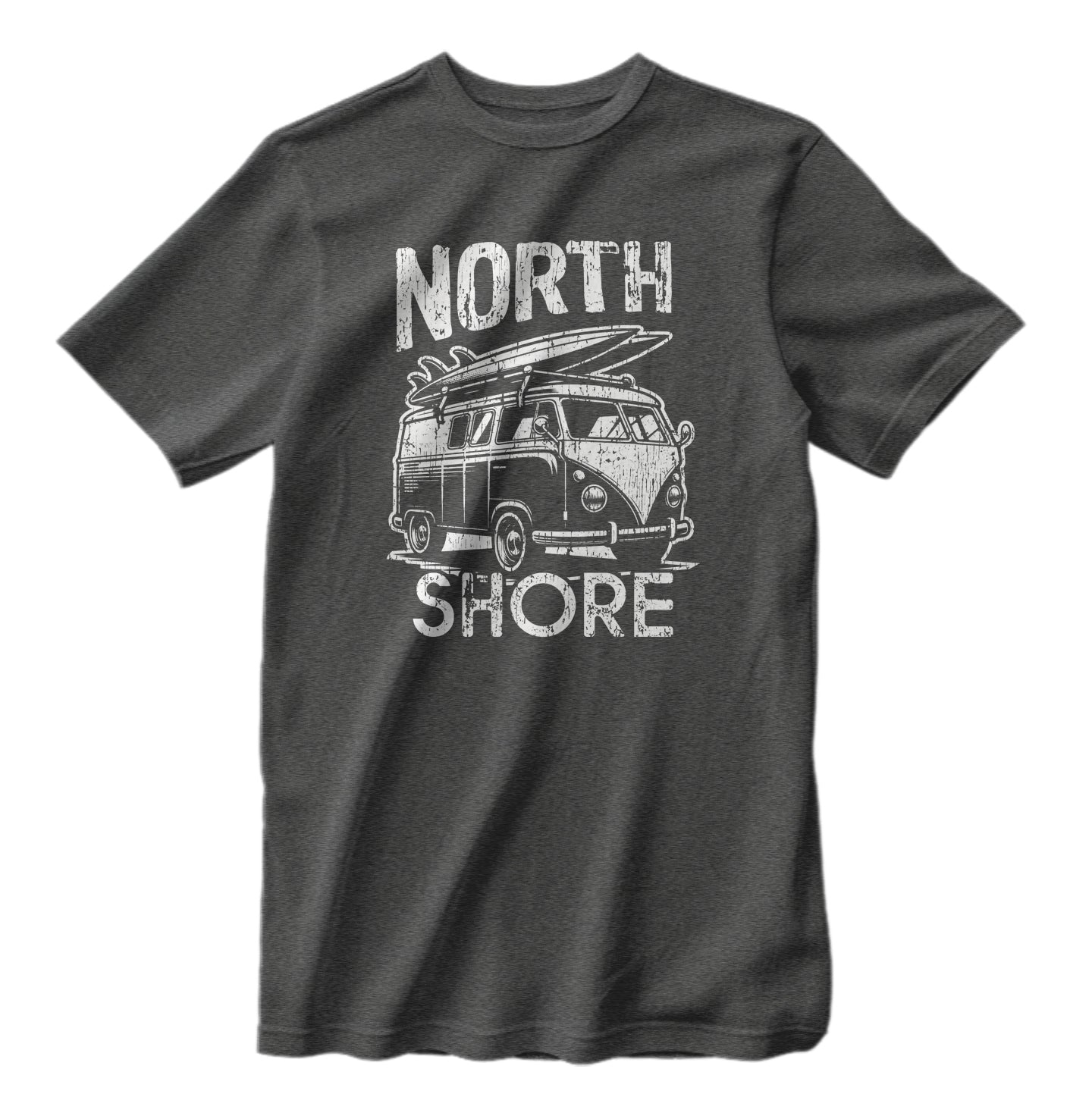 North Shore Hawaii Surfing Camper Van Vintage T-Shirt