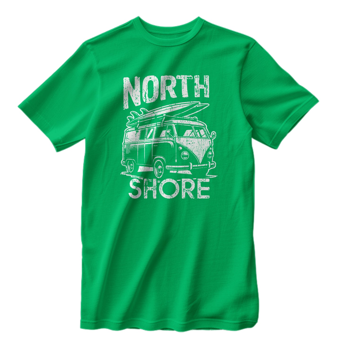 North Shore Hawaii Surfing Camper Van Vintage T-Shirt
