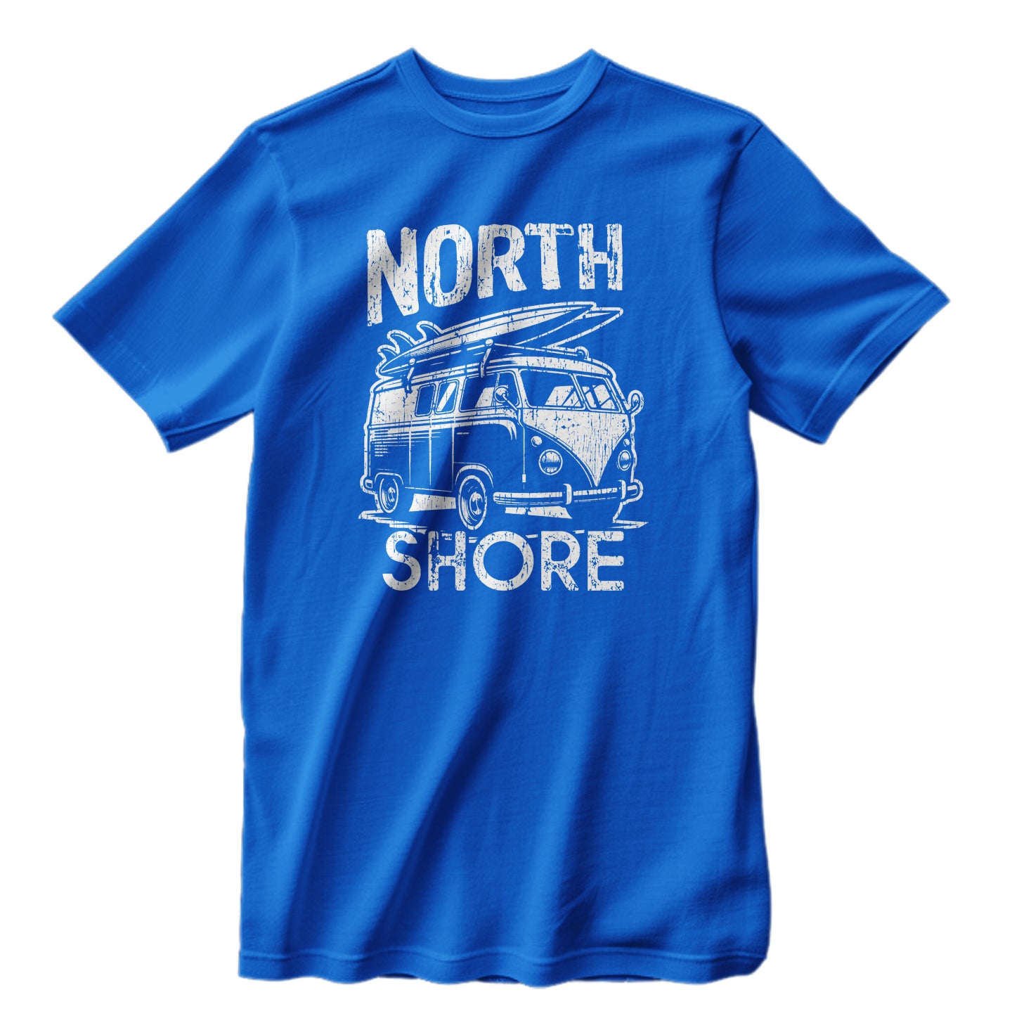 North Shore Hawaii Surfing Camper Van Vintage T-Shirt