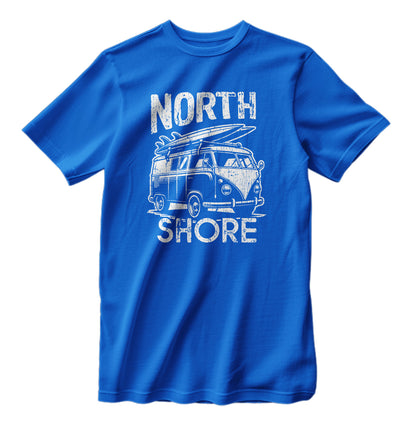 North Shore Hawaii Surfing Camper Van Vintage T-Shirt
