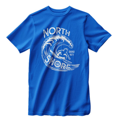 Vintage 1971 North Shore Oahu Hawaii Surfing Competition T-shirt