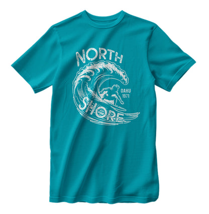 Vintage 1971 North Shore Oahu Hawaii Surfing Competition T-shirt