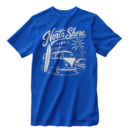 Vintage North Shore Hawaii Surfing Bus T-shirt
