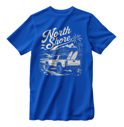 North Shore Hawaii Vintage Surfing T-shirt Off Road Truck