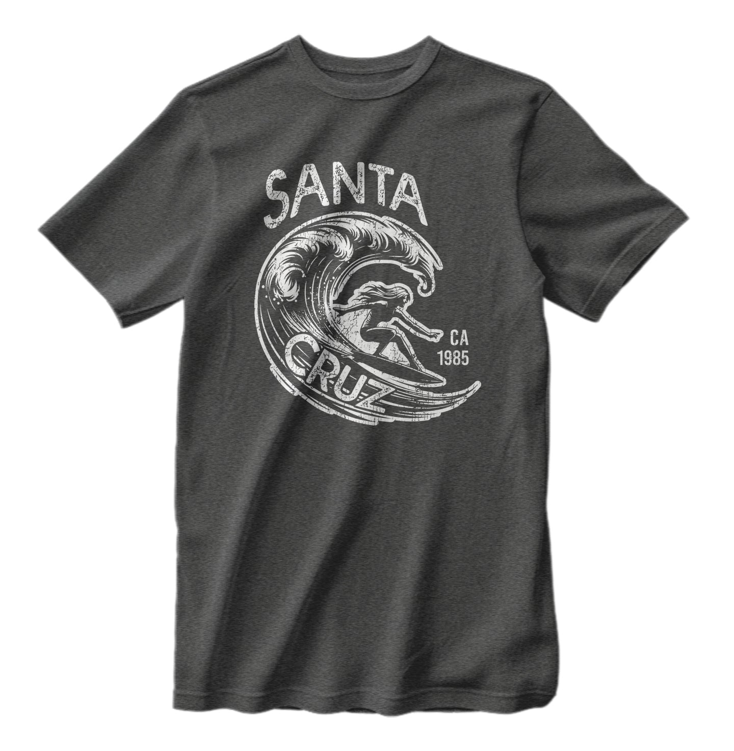 Vintage 1985 Santa Cruz Surfing T-Shirt Surf Queens